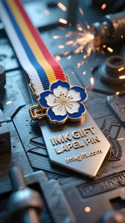 in989-히비스커스-넥타이-클립-옷깃에-고정된-국가-상징