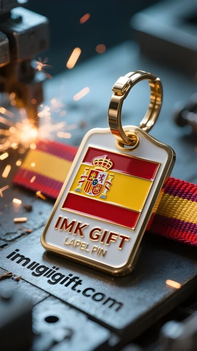 in981-Una-pequeña-insignia-lleva-montañas-y-ríos-el-espíritu-español-en-las-etiquetas-de-equipaje