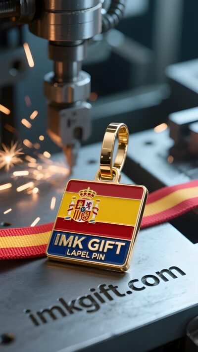 in994-Una-pequeña-insignia-lleva-montañas-y-ríos-un-tótem-espiritual-en-una-etiqueta-de-equipaje